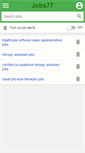 Mobile Screenshot of healthcarejobs77.com